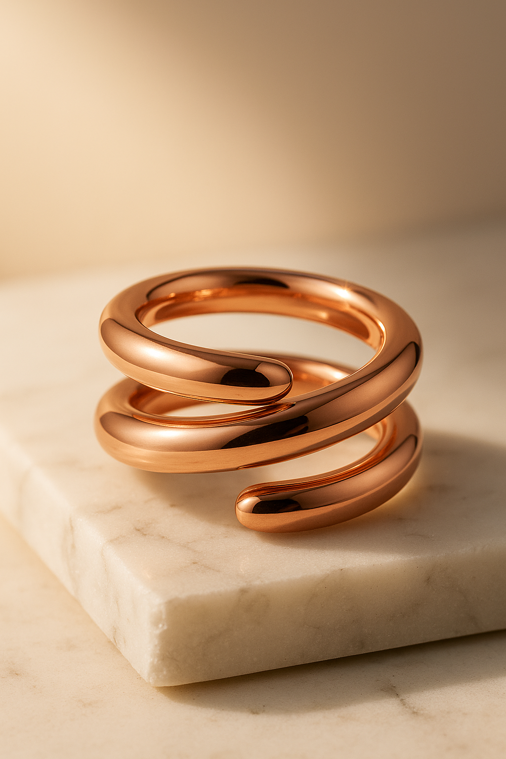 Serpentine Coil Ring